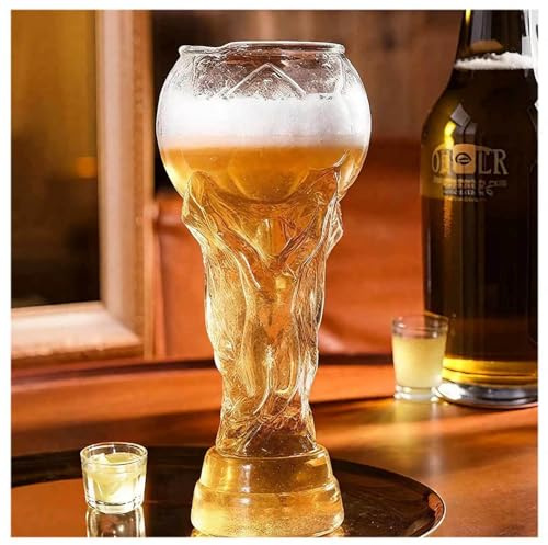 Chope à Bière pour Coupe Du Monde 2026, 800ml Gobelet Coupe Championnat, Apéro Foot Verre pour Papa Père Mari Frère Petit Ami