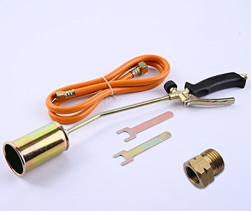 Gasbrenner Abflammgerät Brenner Unkrautvernichter Dachbrenner Adapter Gratis