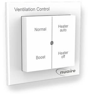 Nuaire DRI-ECO-4S 4 Button RF Switch - Push Button - Manual - White