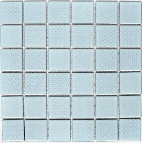 Mosaik Fliese Keramik hellblau Celadon Heritage Aqua für WAND BAD WC DUSCHE KÜCHE FLIESENSPIEGEL THEKENVERKLEIDUNG BADEWANNENVERKLEIDUNG WB16-0402