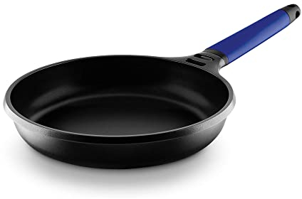 CASTEY - Sartén de Inducción Fundix, Modelo F4-I24, Color Azul Marino, Tamaño 24 cm, Aluminio con Revestimiento Antiadherente, Libre de PFOA, Mango Desmontable, Apta para Todo Tipo de Cocinas