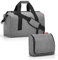reisenthel Allrounder L mit toiletbag XL und wahlweise mit extra Zugabe Reisetasche Waschtasche (Twisted Silver)