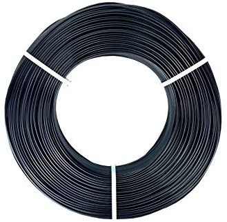 Fiberlogy EASY PETG Filament Schwarz - 1.75mm - 850g - Refill - Premium - für 3D Drucker