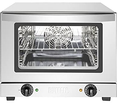 Buffalo Four à convection DA957, en acier inoxydable, capacité 21 L, hauteur 378 mm, largeur 475 mm, longueur 495 mm