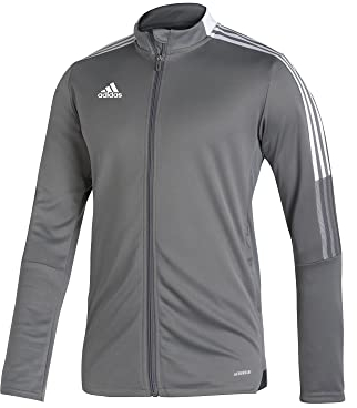 adidas Herren Tiro21 Tk Jkt Jacke, Team Grey Four, L EU