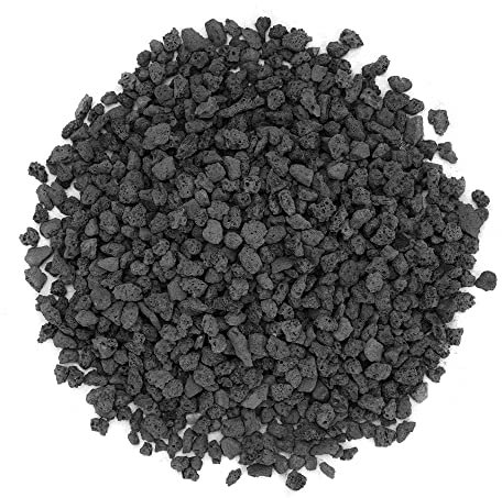 Stanbroil Lavastein Granulat – Dekorative Landschaftsgestaltung für Feuerschalen, Feuerstellen, Gasscheite Sets, Innen- oder Außenkamine – 4,5 kg (0,3 cm-0,5 cm)