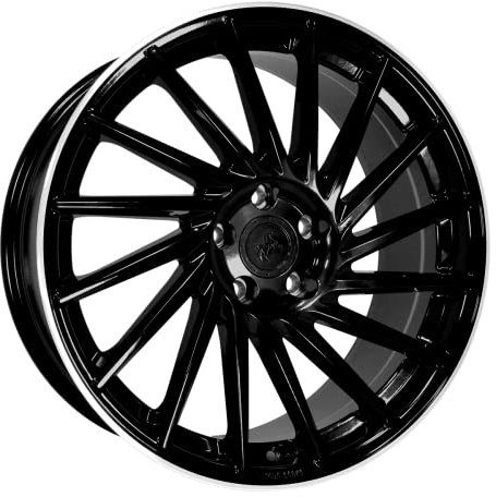 Keskin KT17 8JX18 5/120 ET35 72.6 BLACK FRONT POLISH Alufelge