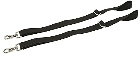 Kerbl 3223342 Beinschnüre für RugBe Decken, Schwarz, 100 Stück