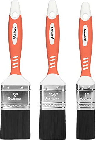 Pinsel, Lackierpinsel, Flachpinsel, 3 Stück Pinsel,Flachpinsel Set 25.4mm,38.1mm, 50.8mm