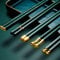 MZSX Set di Bacchette, Bacchette, High-end professionale Antiscivolo, riutilizzabili, bacchette sushi, cinesi giapponese asiatiche