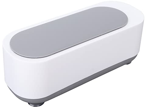 Pulitore Ultrasonico, Pulizia Profonda a 360° Portatile Detergente Per Gioielli Ad Ultrasuoni Vibrazione Ad Alta Frequenza Macchina Per La Pulizia Ad Ultrasuoni Per Gioielli, Occhiali, Collane
