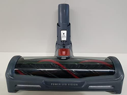 SEB Rowenta SS-2230002392 Elektrische Reinigungsbrste mit LED-Brste fr Besen X-Force Flex 11.60, Schwarz, Kunststoff und Nylon Borsten, fr Boden, Fliesen und Holz