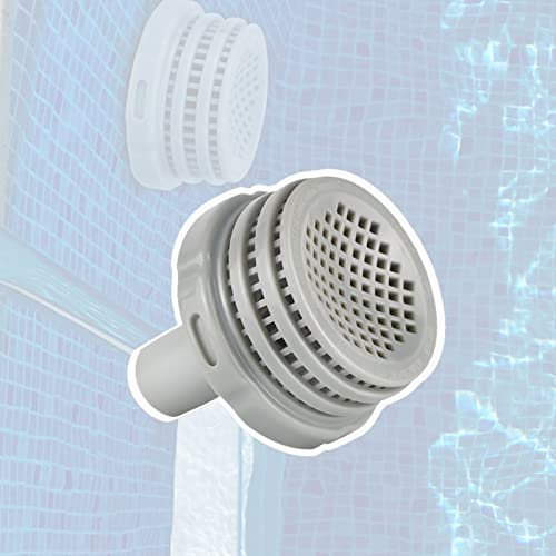 Buse Refoulement Piscine Hors Sol Buse Piscine, Raccord de Jet de Retour de Sortie d'eau Remplaçable, Connecteur de Filtre de Piscine, Petites Crépines pour Piscines Intex (1 PCS)