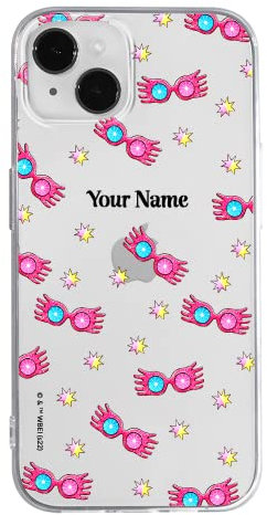 ERT GROUP Mobile Phone Case for Apple iPhone 14, Original and Officially Licensed Harry Potter Pattern, Harry Potter 248, Partially Transparent