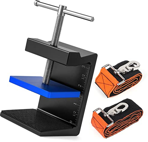 Ladder Roof Stabilizer | Ladder Stabilizer Device | Roof Ladder Stability Anchor Fall Protection,Ladder Safety Strap,Ladder Stabilizer with 2ft&3ft Safety Straps,Ladder Stabilizer Anchors for Roof