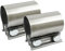 Zorveiio - 1-3/4 Exhaust Clamp, Heavy Duty 304 Stainless Steel with Turn Gasket, Repair Clamp for Emergency Pipe Repair 2 Pack