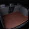 Kofferraumwanne Für X5 E70 2008-2013 5-Sitzer Heckschutz Zubehör Ablage Teppich Custom Leder Auto Kofferraummatten Anti Rutsch Matte(Coffee sigle)