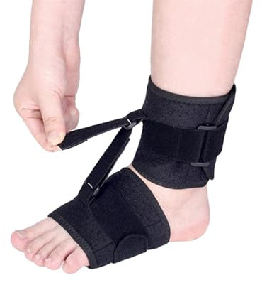 Wilsonzin Fußheberschiene für Fußheberschwäche, sprunggelenk orthese,Einstellbare Knöchelstabilisierung & Fußsenkungsstütze Hilft bei Valgusfuß, Nervenverletzungen, Beinmuskelstörungen