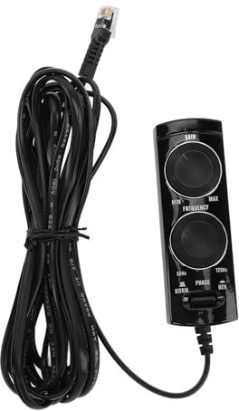 Auto-Stereo-Kabelsteuerung für TS WX110A, Subwoofer-Lautsprecher-Steuerkabel mit Einstellbarer Frequenz, Phasenschalter und Betriebsanzeige
