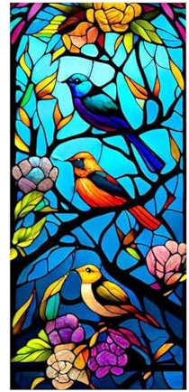 window glass blindfold film blindfold sheet stained glass seal window glass film water peel off glass window film window privacy film colorful paint film removable decorative decal vivid painting