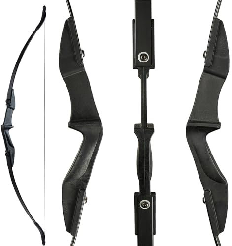 56 Zoll Takedown Recurvebogen für Rechts- und Linksschützen Bogenschießen Jagd Bogen 20-40lbs (30 LBS)