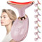 Face Massager with Red Light, Therapy for Face and Neck, Colpting Stick with 7 Colours for Birthday, Christmas, Mother's Day, Valentine's Day, Gift for Women, Mum, Best Friend