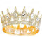 DINSOAVR Kopfschmuck, elegantes Party-Stirnband, Krone, Haarreif für Geburtstag, Hochzeit, Königin, Kopfschmuck für Mädchen, Bühnenkostüm