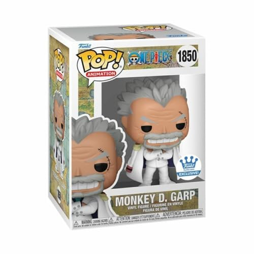 Funko Pop Monkey D. GARP 1850 One PieceFunko Exclusive inkl. Protektor Sammelfigur
