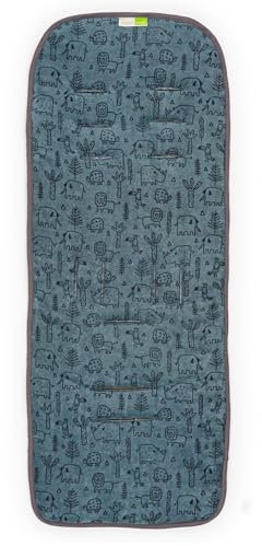 Liebes von priebes Sitzauflage Sissi für Kinderwagen & Buggy, Universal Atmungsaktive, antiallergische Sommer-Sitzeinlage, Schonbezug, Kühlt und schützt den Sitzbezug vor Flecken