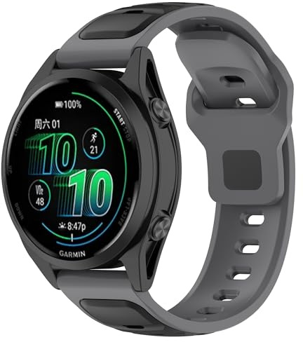 SITAFU Bracelet de Montre Silicone 22mm pour Homme et Femme,Dégagement Rapide, Bracelet Montre Sport Compatible avec Samsung Galaxy Watch 3 45mm/Galaxy Watch 46mm/Huawei GT 2 46mm