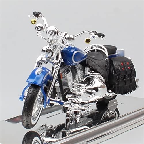 ZWXHN 1/18 Scale Bike Motorcycle Chopper Diecast Model Toy Vehicle Cruiser Boy For H&arley FLSTS Heritage Softtail Springer 1999