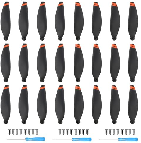 24 Stück Mini 2 Propeller Ersatzpropeller Blätter Geräuscharm Flügel Luftschrauben für DJI Mini 2 Geräuscharm 4726F, Schrauben & Schraubendreher SE Drohnenzubehör für DJI Mini 2k