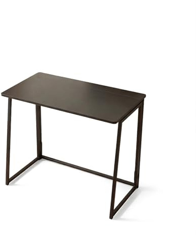 Xisilla Kleiner Schreibtisch klappbar 80x40cm, kompakter Klapptisch, Platzsparender Computertisch für Wohnzimmer & Schlafzimmer