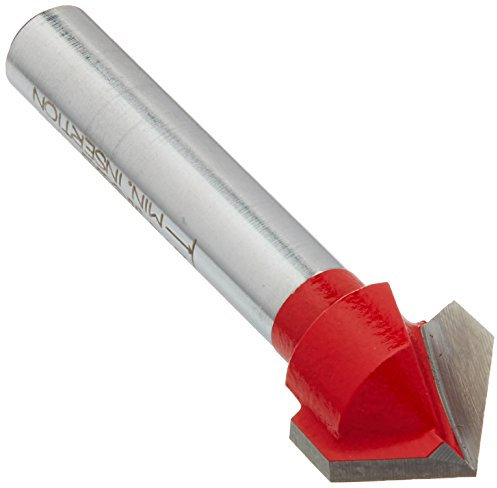Freud 1/2 (Dia.) V Grooving Bit with 1/4 Shank (20-104)