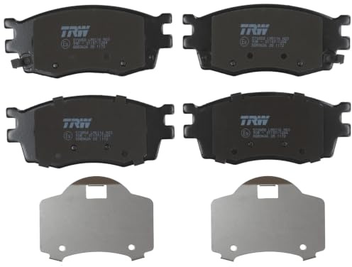 TRW GDB3626 Brake Pad Set of 4 Compatible for Hyundai I20 I (PB, PBT) 2008-2015 Front Axle and Other Vehicles