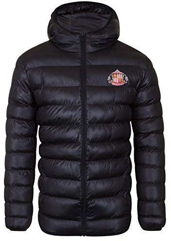 Sunderland AFC Mens Jacket Hooded Winter Quilted OFFICIAL Football Gift