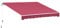 Outsunny Toldo Manual Retráctil 395x245 cm Toldo para Balcón con Manivela de Metal Impermeable y Anti-UV Toldo Enrollable de Exterior para Jardín Terraza Ventanas Rojo