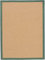 carpetfine Sisalteppich Naturfarbe 200x290 cm handgewebt mit Bordüre aus Baumwolle in Grün | Rutschfester Flachgewebeteppich Uni aus Naturfasern für Wohnzimmer, Schlafzimmer