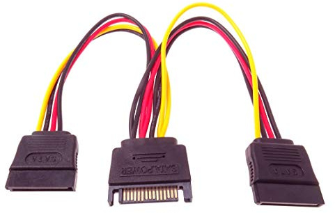 PremiumCord Stromkabel für HDD Serial ATA - Koppler m/ 2xF 16cm
