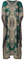 Art Of Creation Women's Kaftan Dress Maxi Long Dress Night Gown Caftans Dresses 3/4 Sleeve Top Nightdress Plus Size Kaftans House Dresses Green