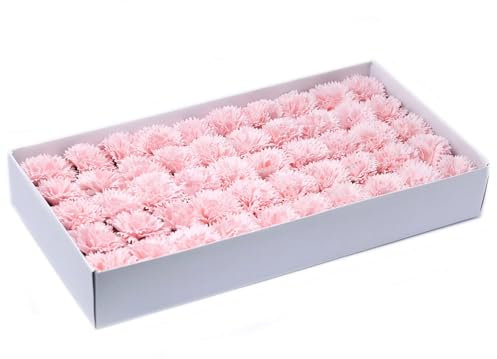 Ancient Wisdom Craft Soap Flowers - Box of 10 Pink Carnations Ideal Wedding or Baby Shower Favours