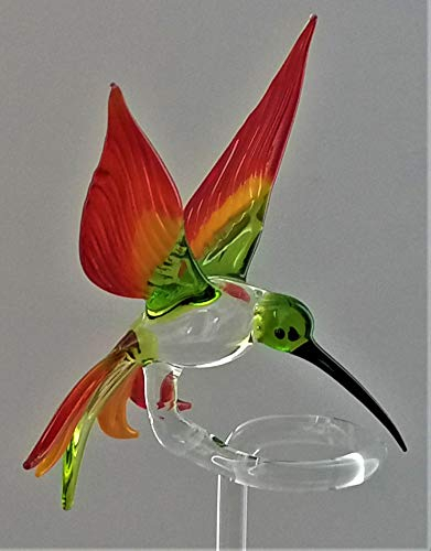 Orchideenstab, Kolibri - Normale Ausführung - (transp.-hellgrün-gelb-rot)
