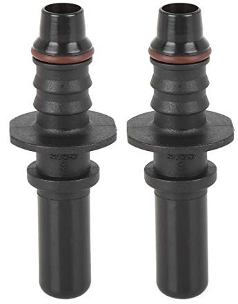 X AUTOHAUX 2pcs 9.89mm ID8 Car Fuel Line Hose Quick Release Male Connector