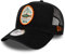 New Era Trucker Cap verstellbar Snapback Baseball Kappe Patch schwarz - One-Size