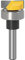 Yakamoz 1/4 Inch Shank Bearing Flush Trim Hinge Mortising Plunge Template Router Bit 3/4 Cutting Diameter Woodworking Milling Cutter Tool