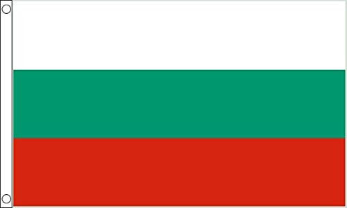 Bandera de Bulgaria Pequeña – 3 x 2 pies – 100% poliéster con ojales – FlagSuperstore©