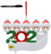 Lazzboy Store Survived Family Ornament 2020 Christbaumschmuck Weihnachten Anhänger Baumschmuck Weihnachtsanhänger DIY Mitbringsel Weihnachtsferien Dekorationen Anhänger(5 Menschen + Stift)