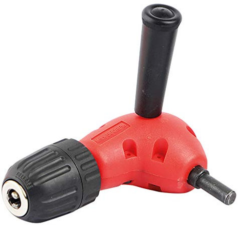 KUNZER 7WA1438 Winkelantrieb 1/4 zu 3/8 für Akku-Bohrschrauber - 90° rechtwinklig - simples Aufsetzen ohne Werkzeug