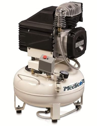 Compresseur pour dentiste et laboratoire 1,5HP 1,1kW 24L MED.160-24F-1.5M Nuair