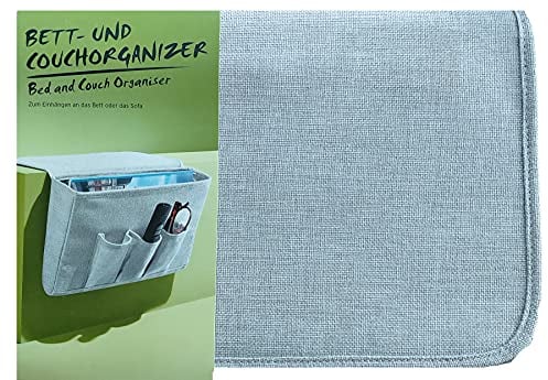 Tchibo Bettablagebox Bettablage zum Einhängen, praktisch, Ablagebox für Bettwäsche, persönliche Gegenstände, ca. 32 x 20 x 7,5 cm